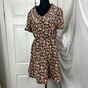Love and piece floral dress women’s size large